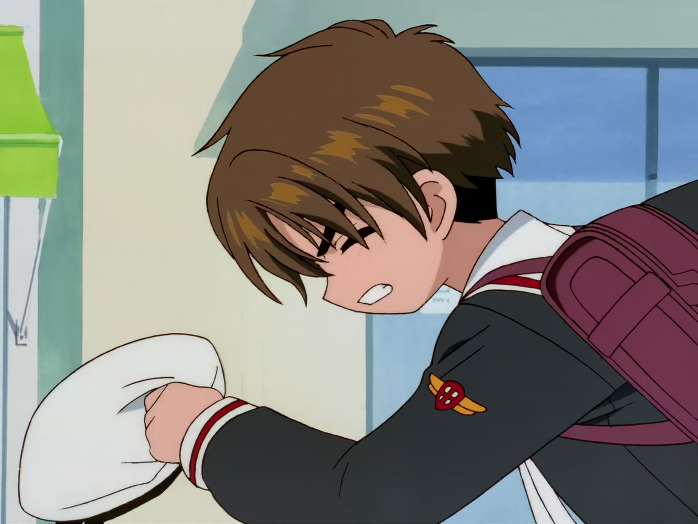 Cardcaptor Sakura Ep 57: Sakura, Syaoran, and the Elevator @ 00:07:30