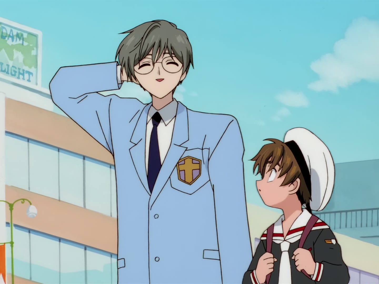 Cardcaptor Sakura Ep 57: Sakura, Syaoran, and the Elevator @ 00:08:07