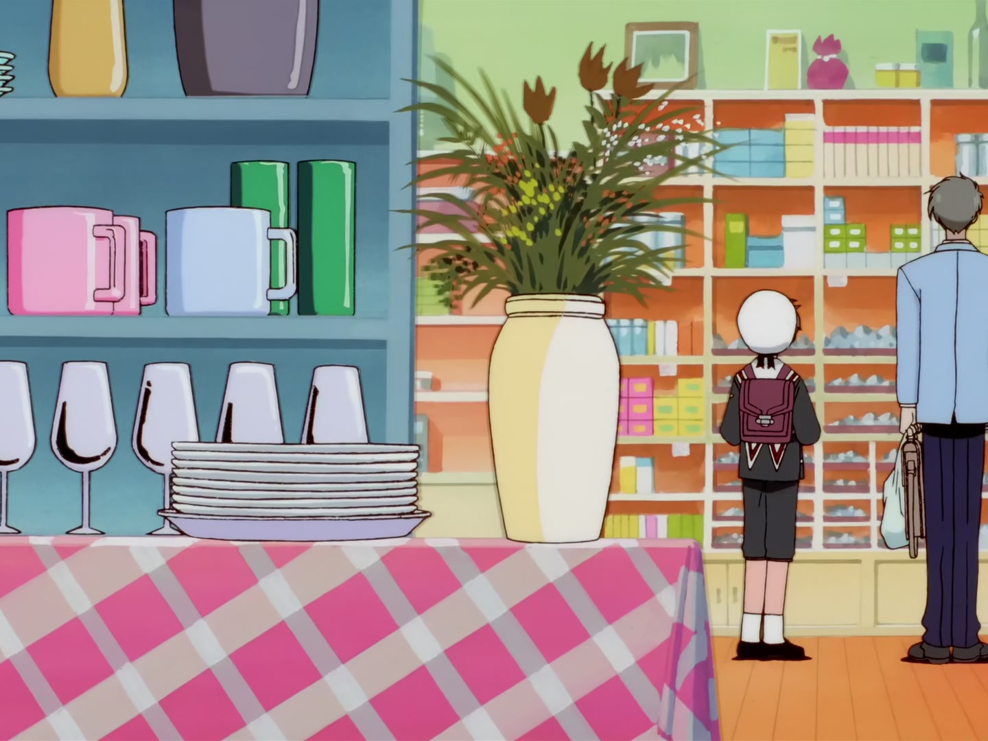 Cardcaptor Sakura Ep 57: Sakura, Syaoran, and the Elevator @ 00:08:12