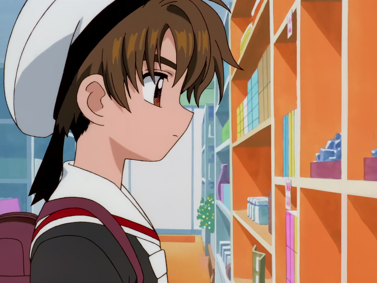 Cardcaptor Sakura Ep 57: Sakura, Syaoran, and the Elevator @ 00:08:43