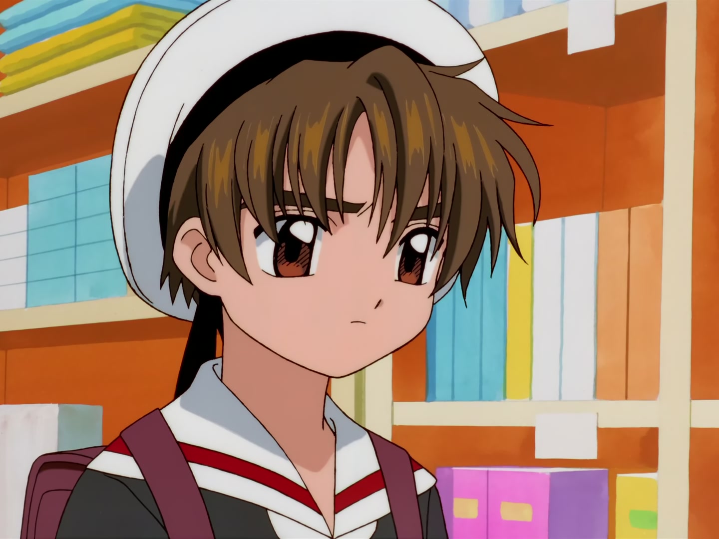 Cardcaptor Sakura Ep 57: Sakura, Syaoran, and the Elevator @ 00:09:19