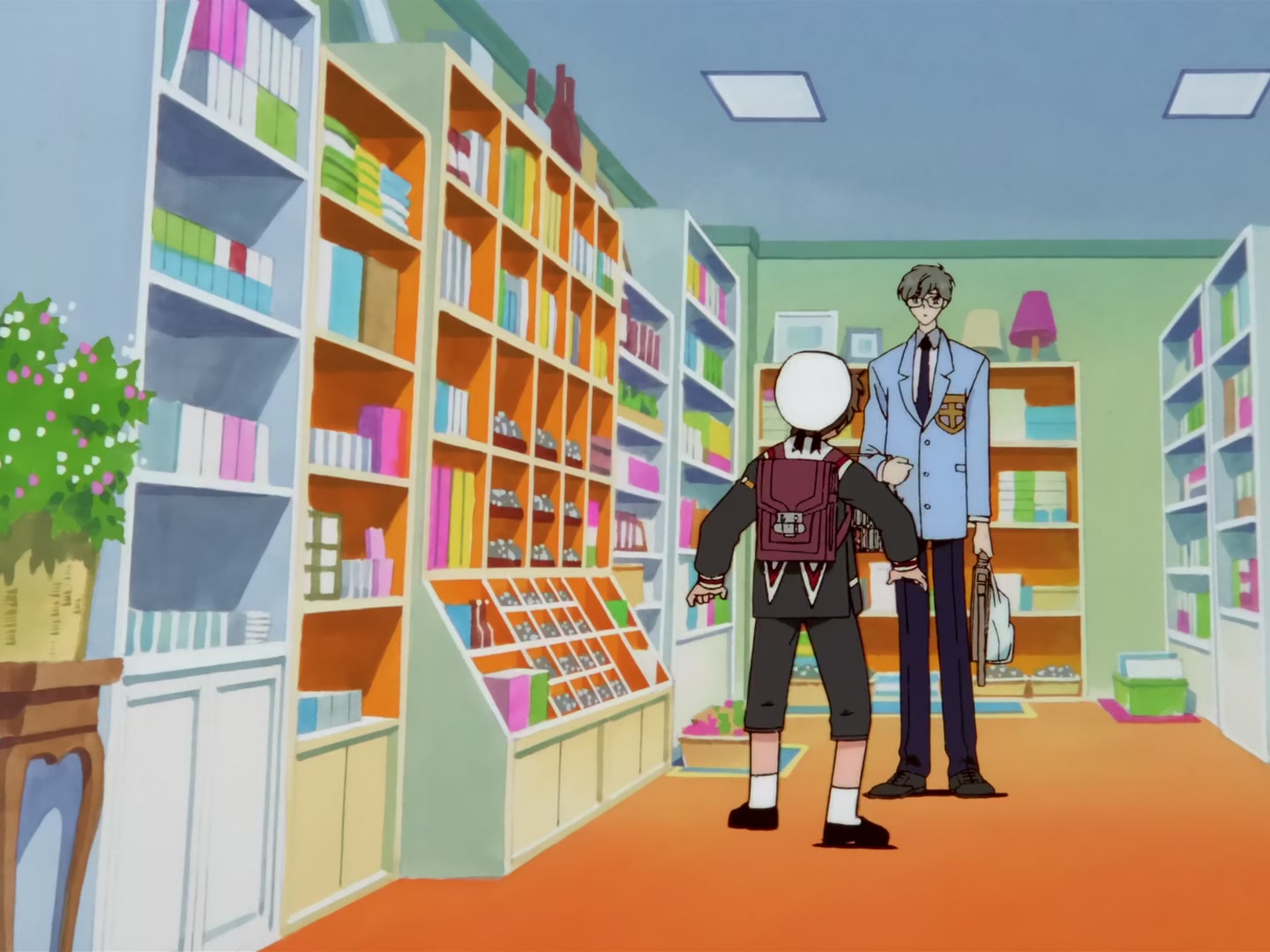 Cardcaptor Sakura Ep 57: Sakura, Syaoran, and the Elevator @ 00:09:30