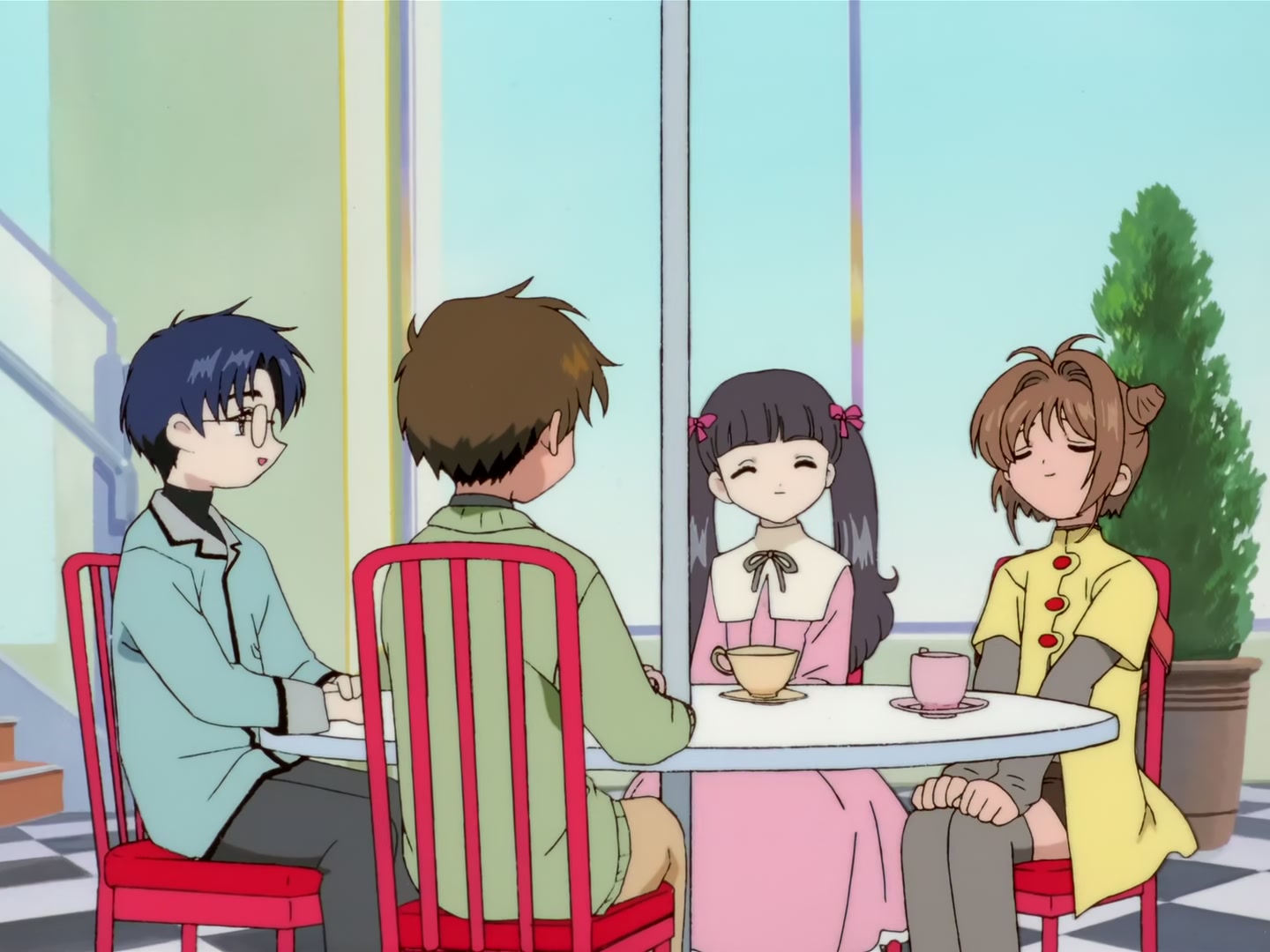 Cardcaptor Sakura Ep 57: Sakura, Syaoran, and the Elevator @ 00:15:18