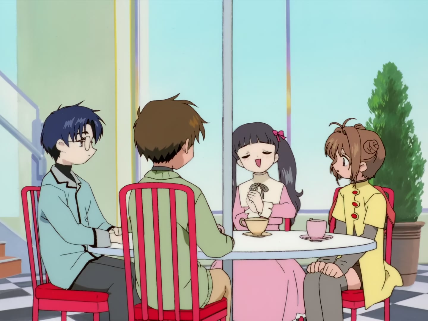 Cardcaptor Sakura Ep 57: Sakura, Syaoran, and the Elevator @ 00:15:23