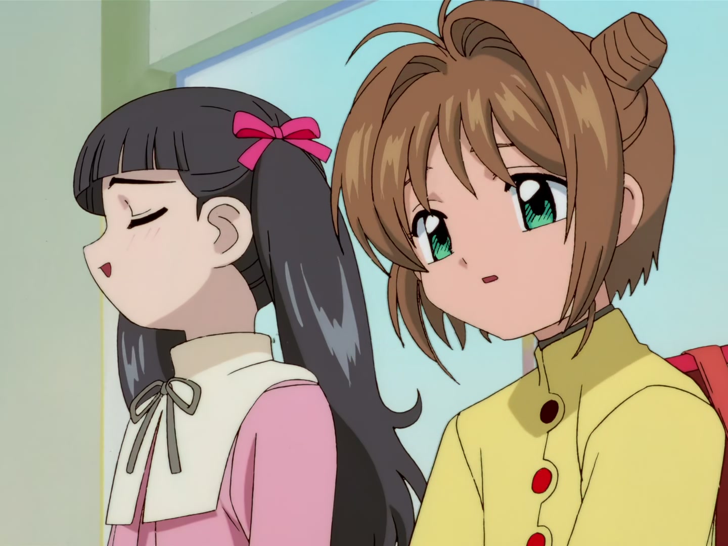 Cardcaptor Sakura Ep 57: Sakura, Syaoran, and the Elevator @ 00:15:28