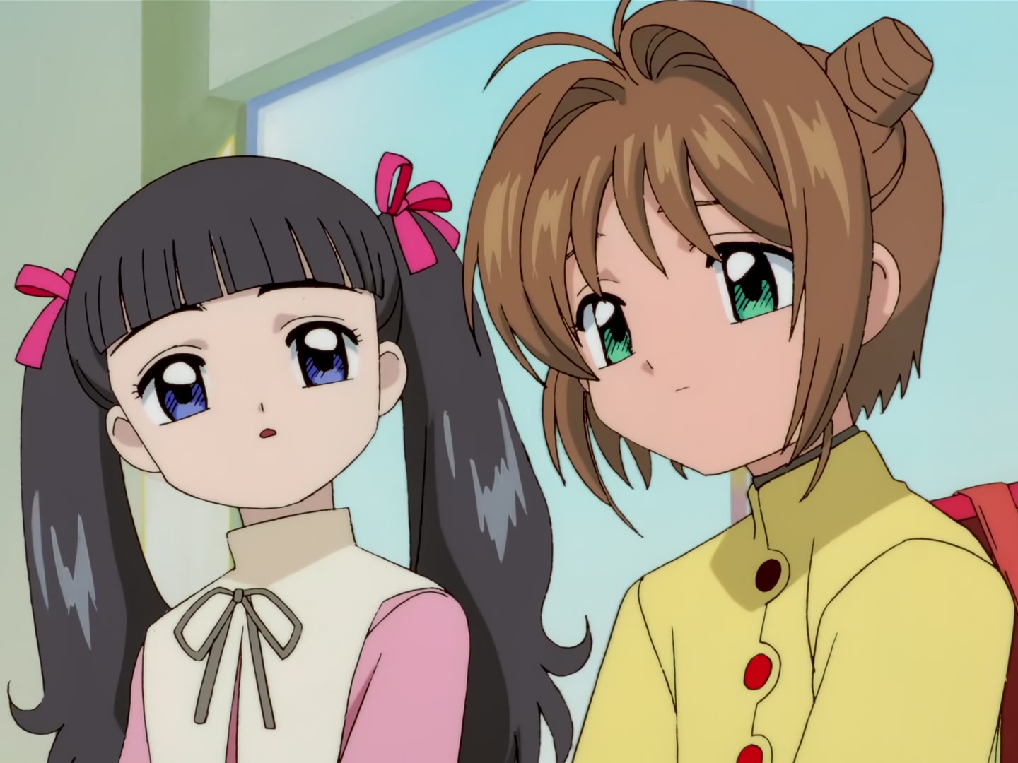 Cardcaptor Sakura Ep 57: Sakura, Syaoran, and the Elevator @ 00:15:34