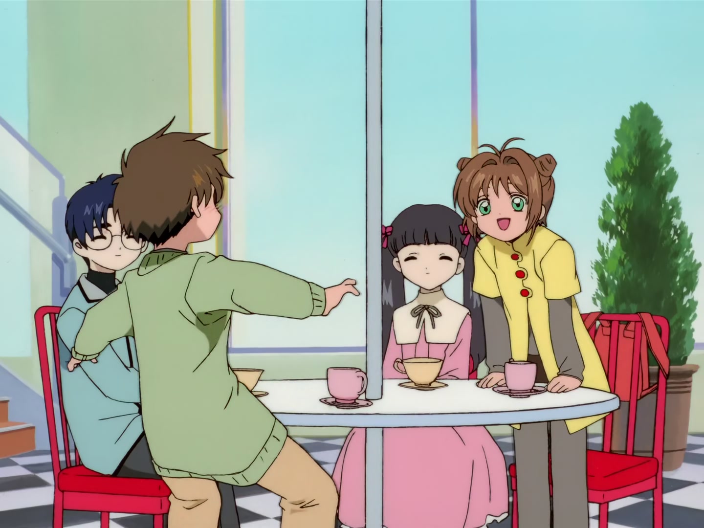 Cardcaptor Sakura Ep 57: Sakura, Syaoran, and the Elevator @ 00:15:49