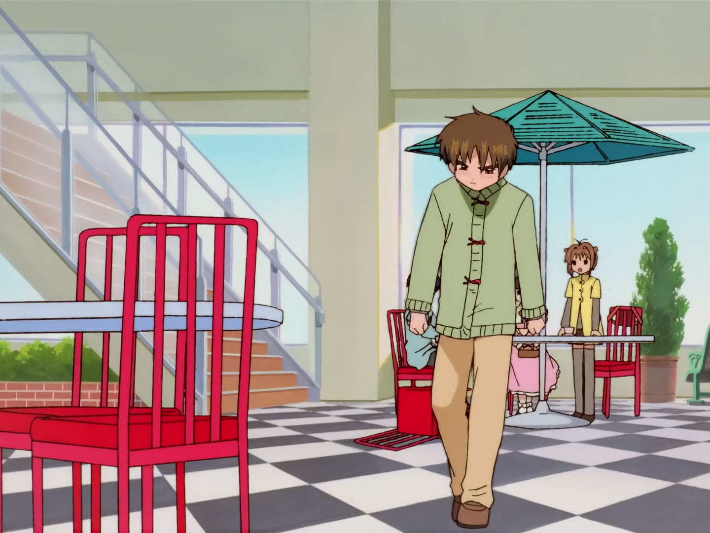 Cardcaptor Sakura Ep 57: Sakura, Syaoran, and the Elevator @ 00:16:05