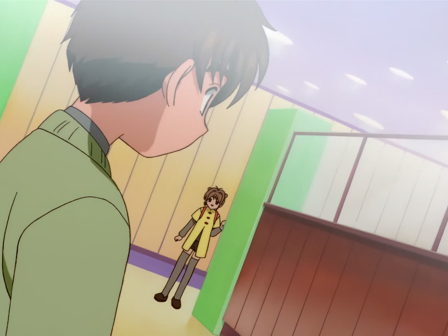 Cardcaptor Sakura Ep 57: Sakura, Syaoran, and the Elevator @ 00:16:36
