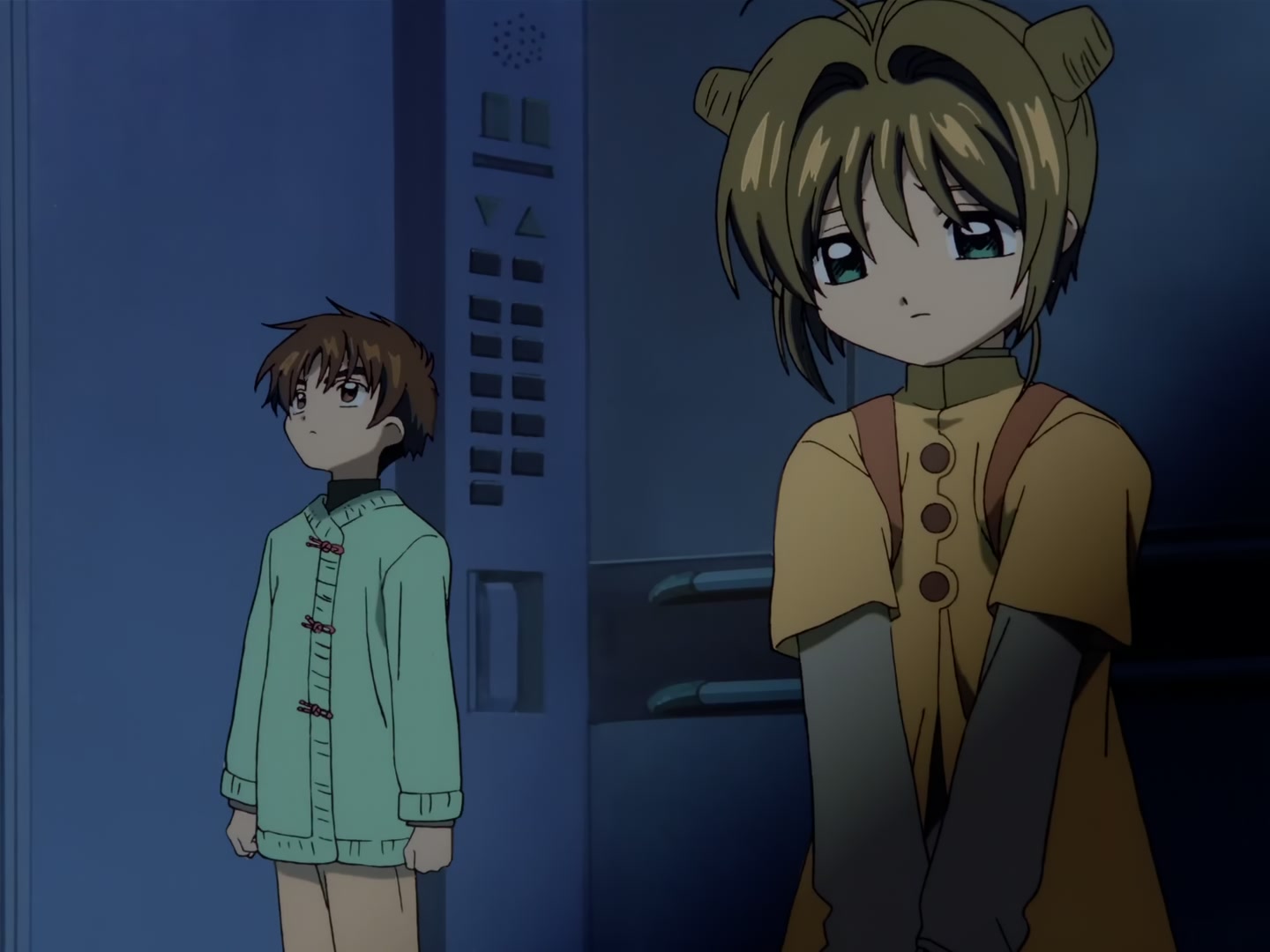 Cardcaptor Sakura Ep 57: Sakura, Syaoran, and the Elevator @ 00:17:38