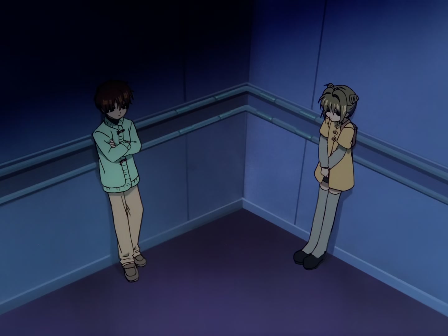 Cardcaptor Sakura Ep 57: Sakura, Syaoran, and the Elevator @ 00:17:49