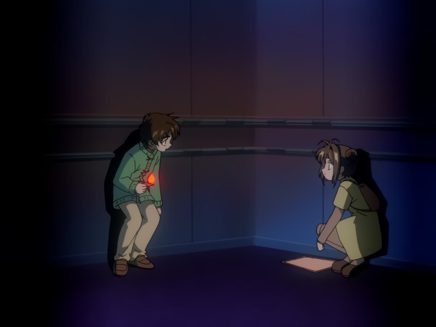 Cardcaptor Sakura Ep 57: Sakura, Syaoran, and the Elevator @ 00:18:35