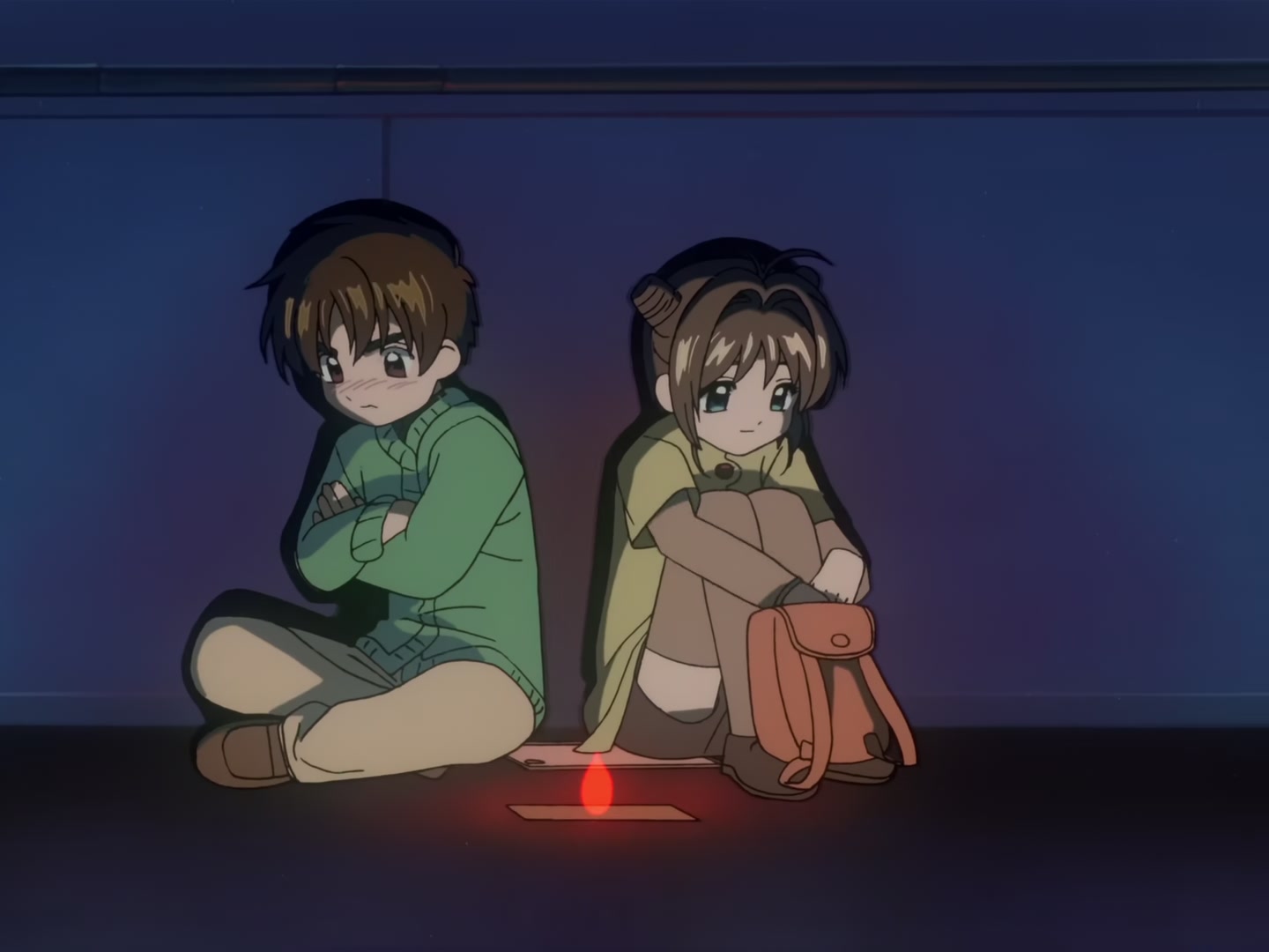 Cardcaptor Sakura Ep 57: Sakura, Syaoran, and the Elevator @ 00:18:46