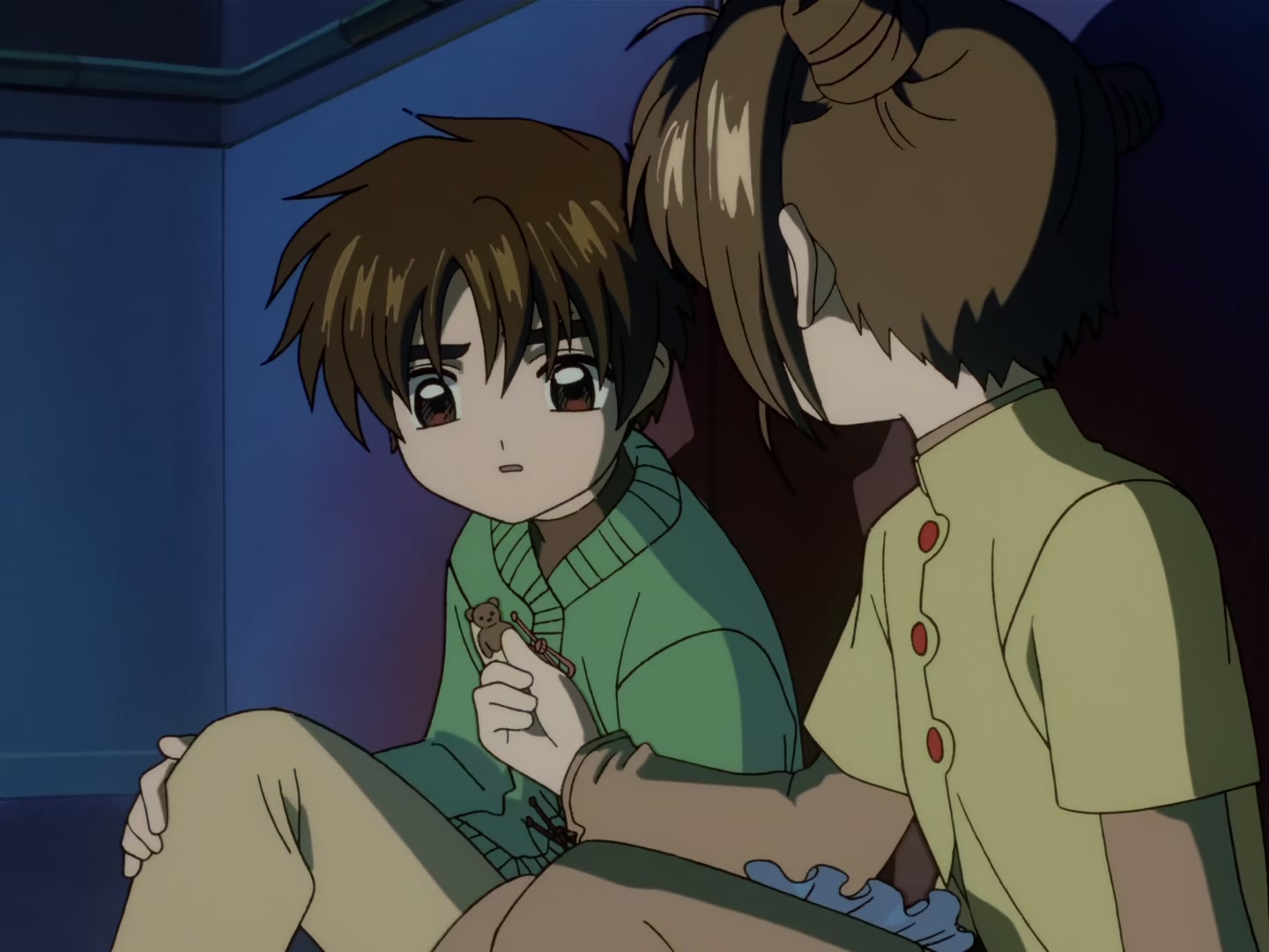 Cardcaptor Sakura Ep 57: Sakura, Syaoran, and the Elevator @ 00:19:43