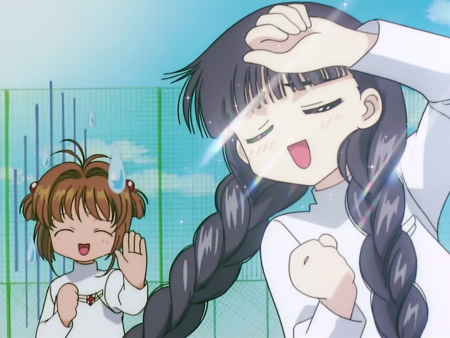 Cardcaptor Sakura Ep 59: Sakura, Tomoyo, and the Ball Trap @ 00:02:08