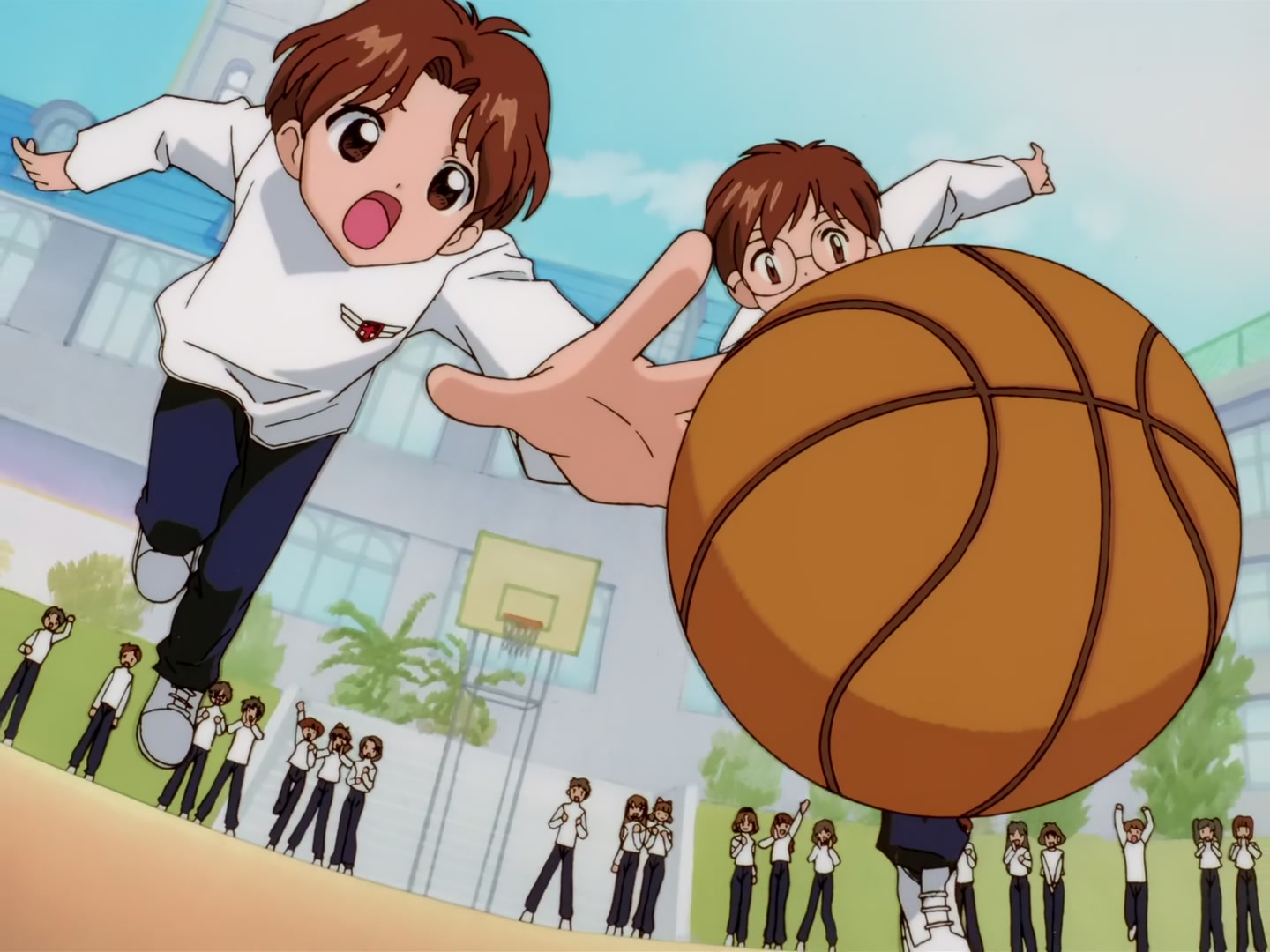Cardcaptor Sakura Ep 59: Sakura, Tomoyo, and the Ball Trap @ 00:03:31