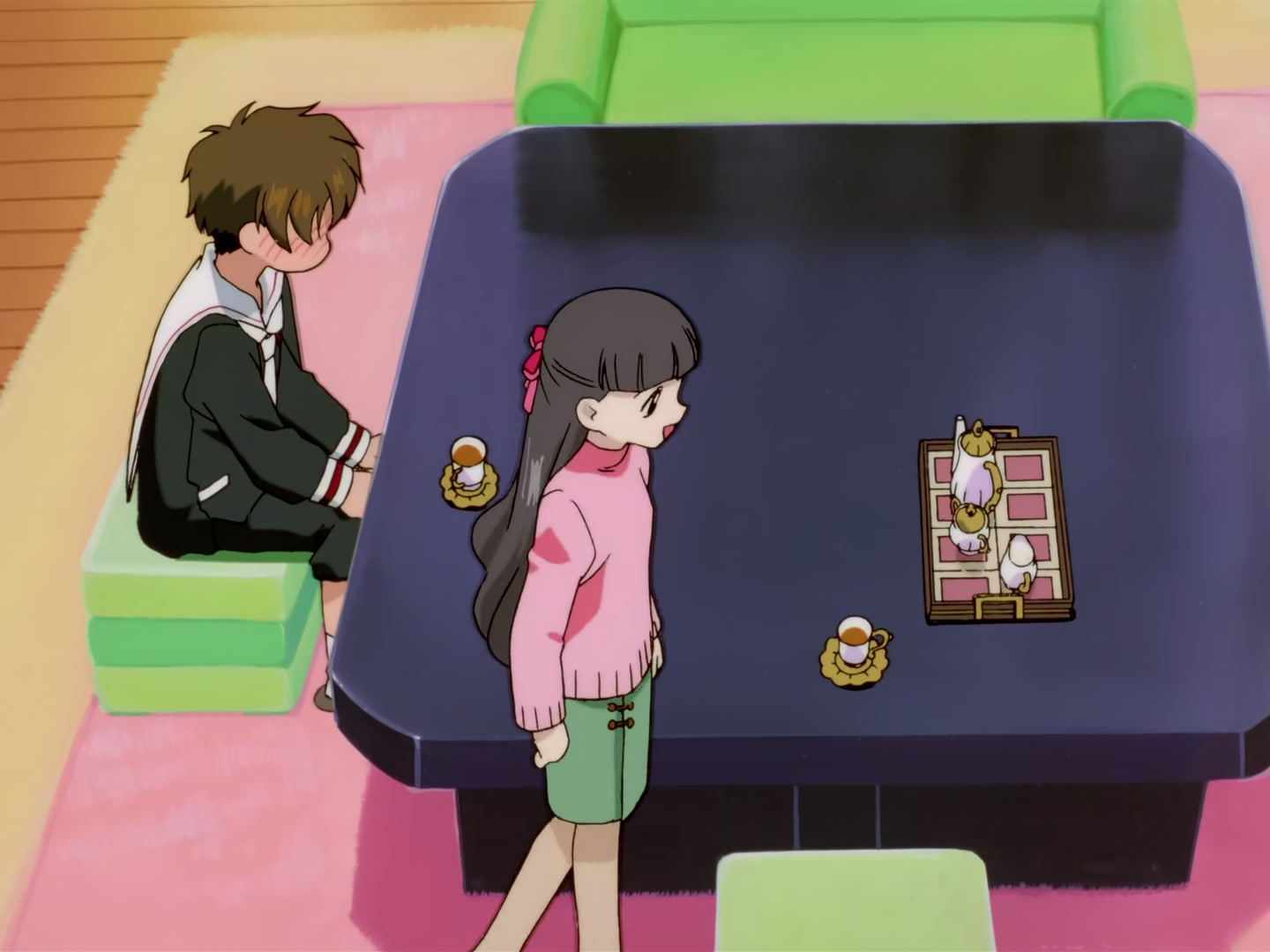 Cardcaptor Sakura Ep 59: Sakura, Tomoyo, and the Ball Trap @ 00:09:09