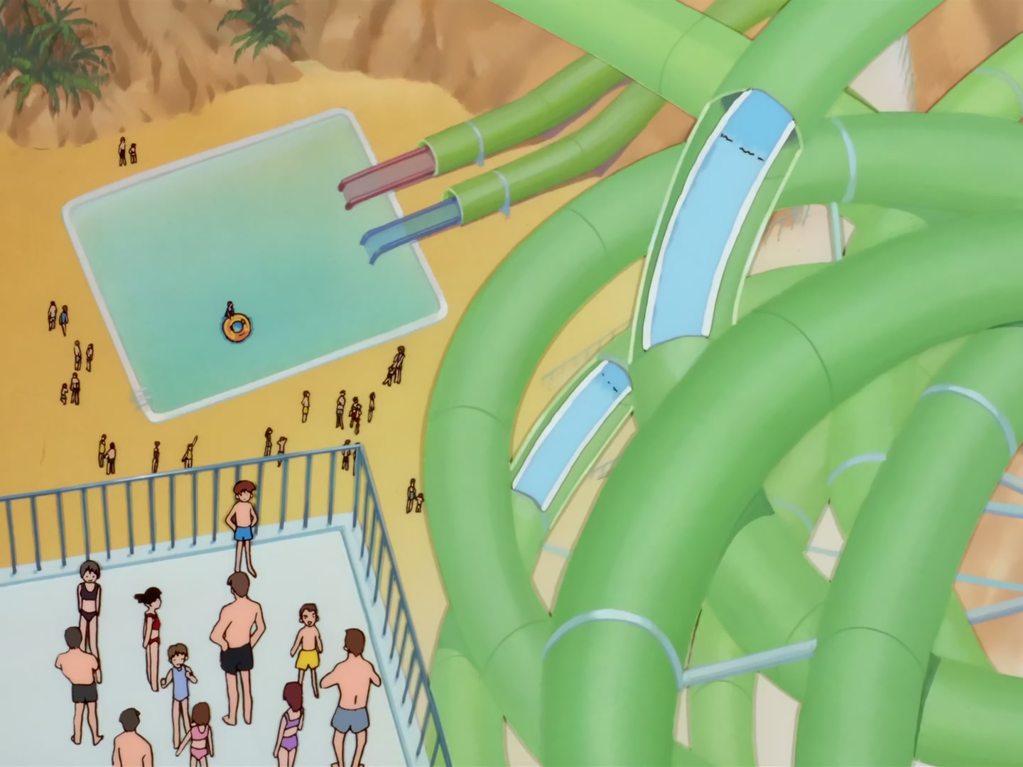 Cardcaptor Sakura Ep 63: Sakura, the Pool, and the Huge Wave @ 00:02:08