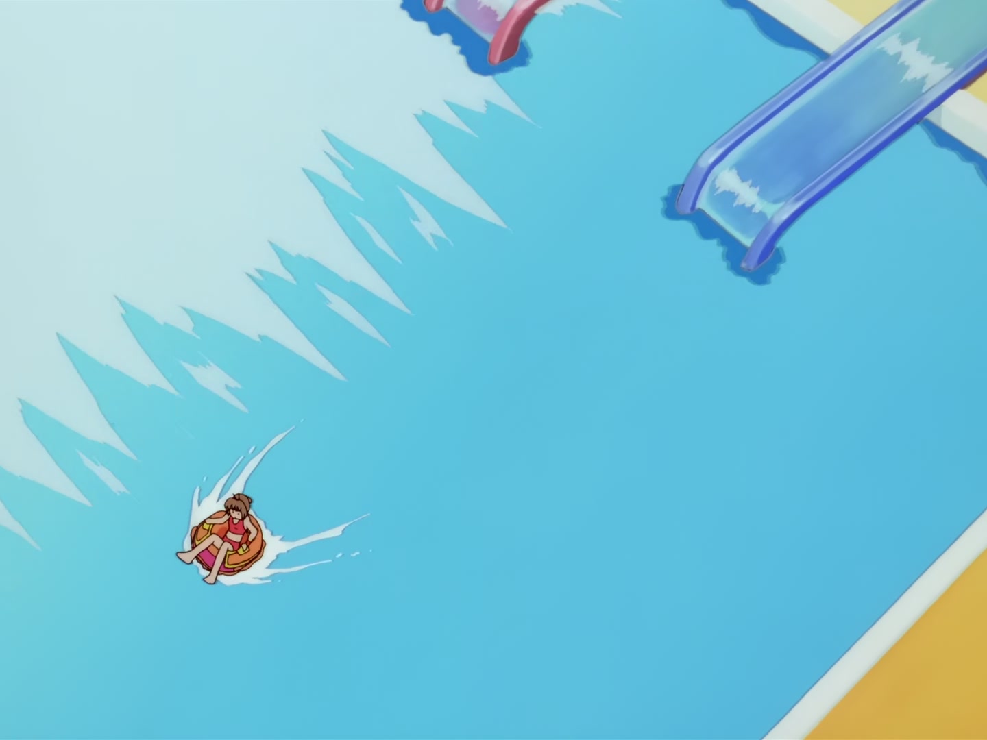 Cardcaptor Sakura Ep 63: Sakura, the Pool, and the Huge Wave @ 00:03:00