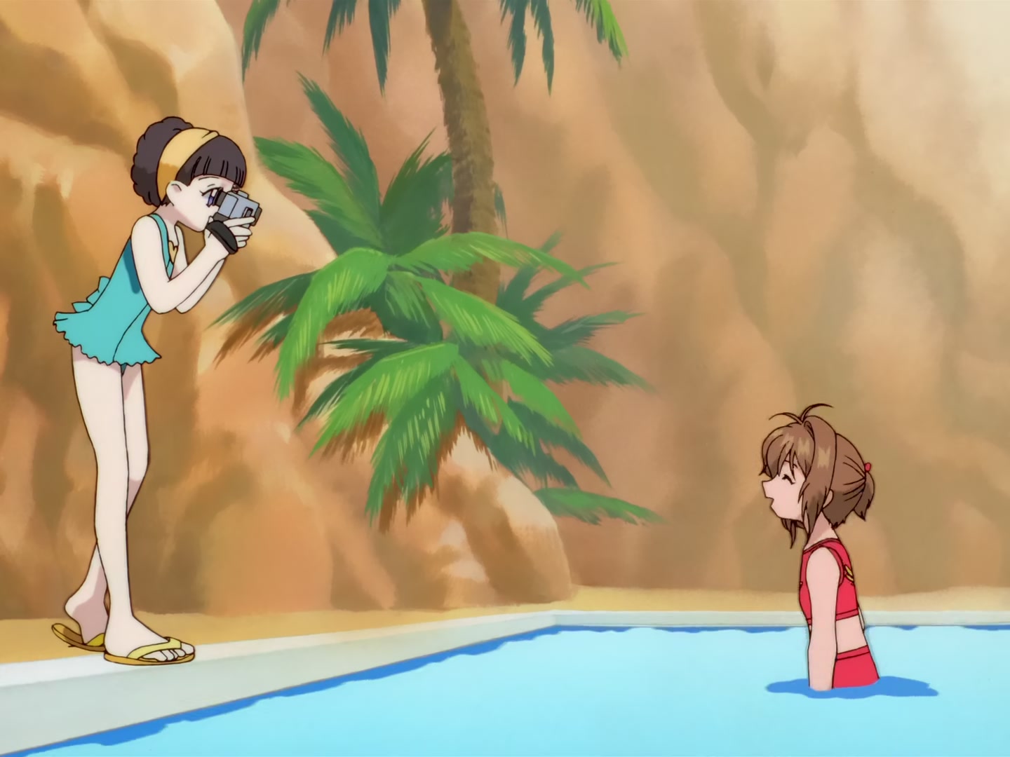 Cardcaptor Sakura Ep 63: Sakura, the Pool, and the Huge Wave @ 00:03:26
