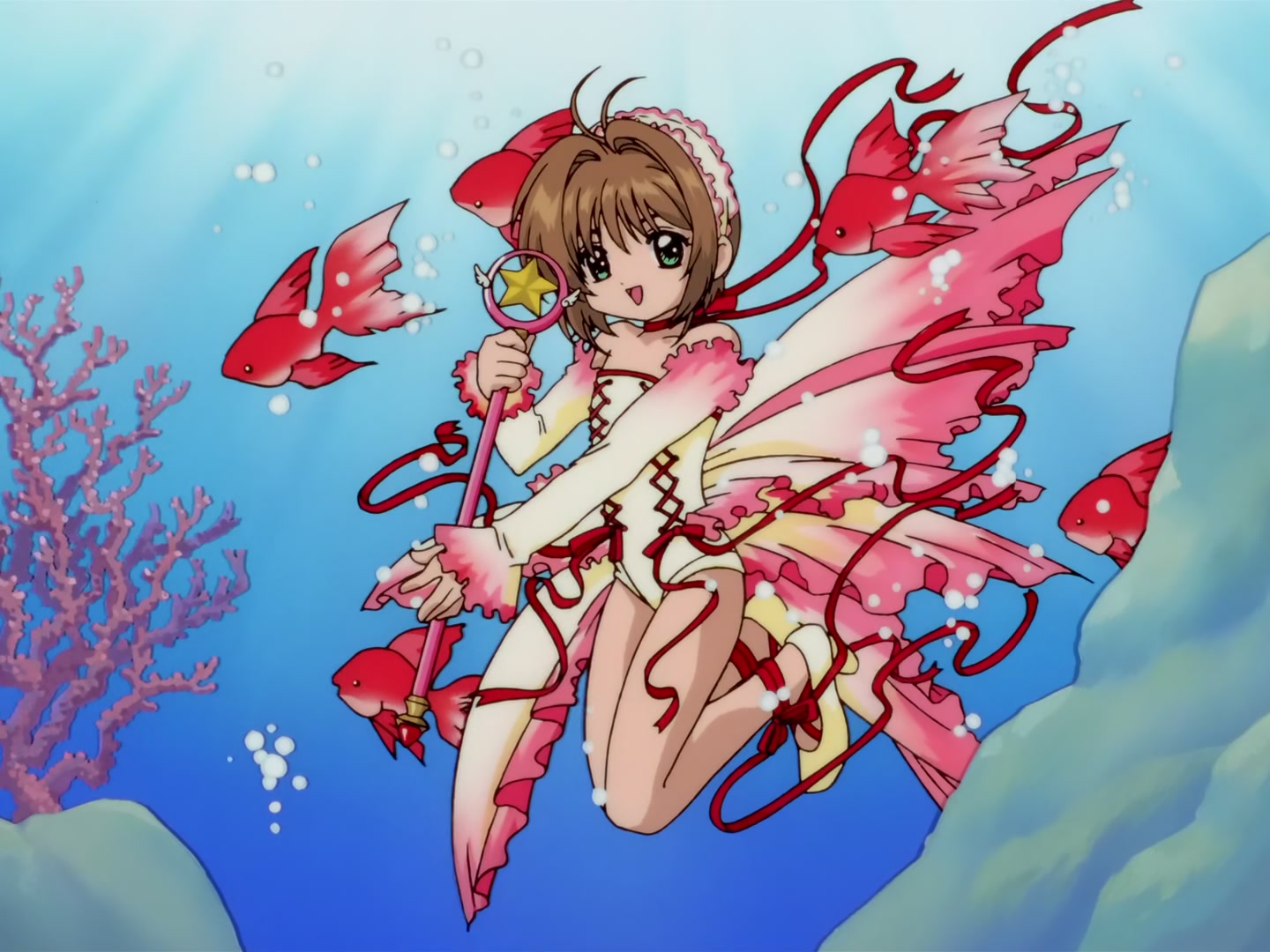 Cardcaptor Sakura Ep 63: Sakura, the Pool, and the Huge Wave @ 00:03:47