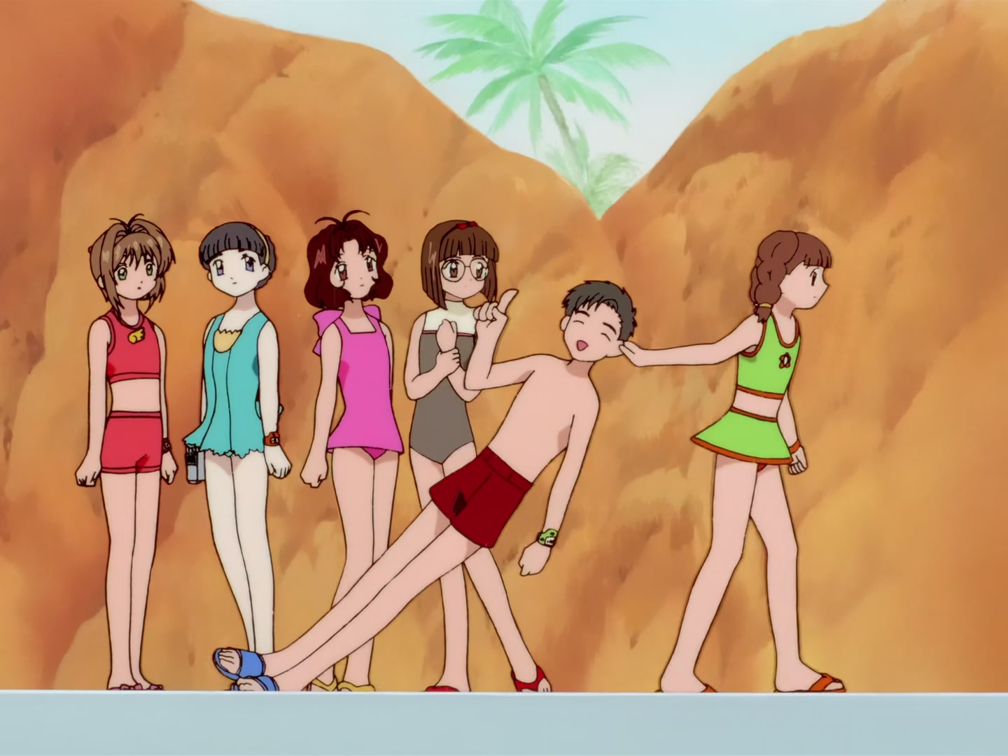 Cardcaptor Sakura Ep 63: Sakura, the Pool, and the Huge Wave @ 00:06:59