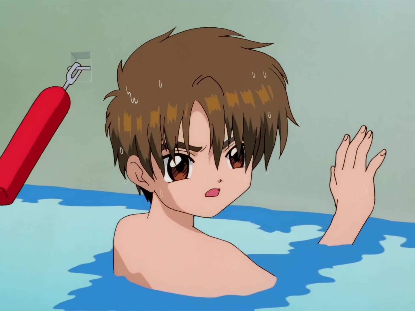 Cardcaptor Sakura Ep 63: Sakura, the Pool, and the Huge Wave @ 00:07:20
