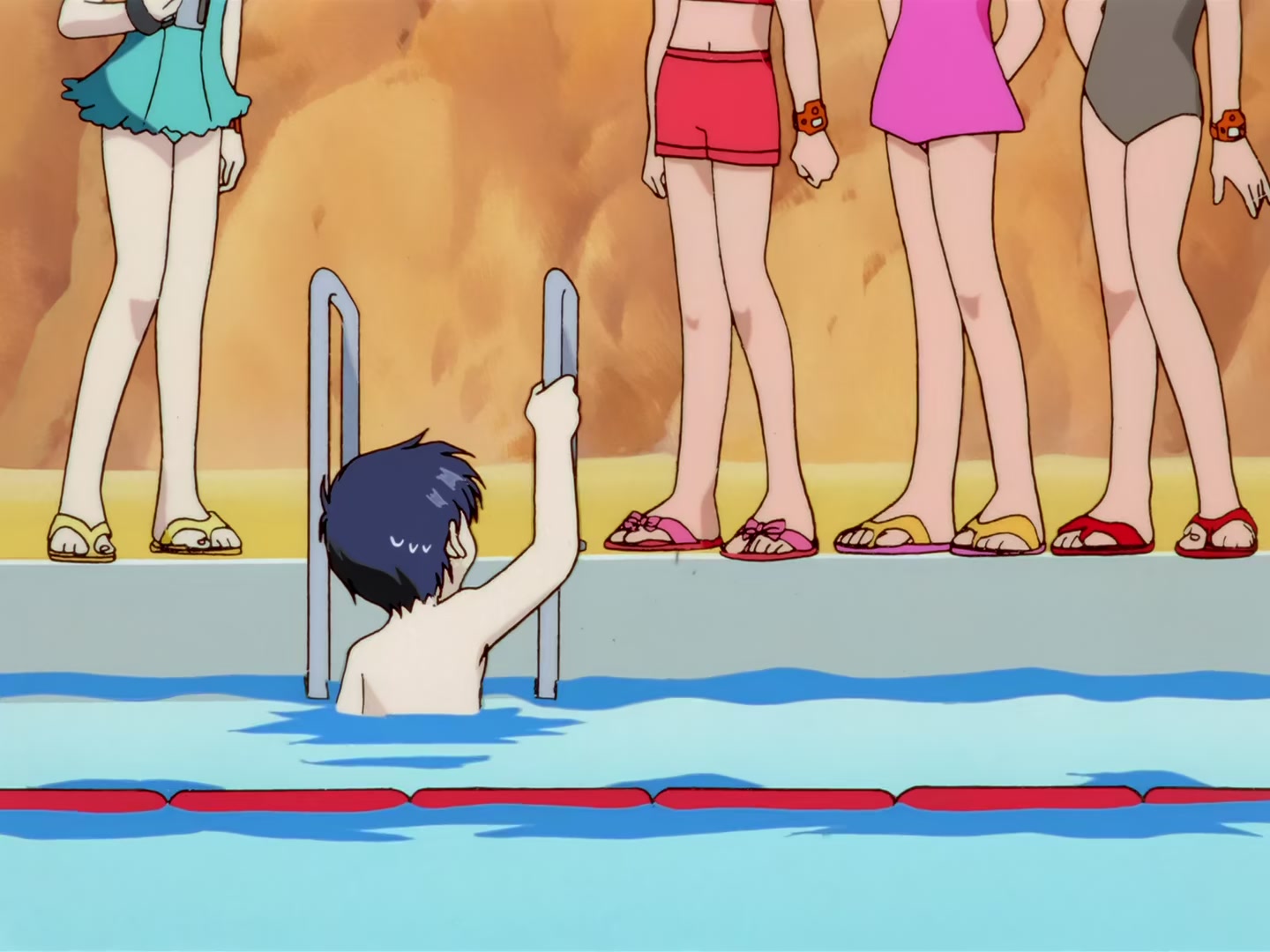 Cardcaptor Sakura Ep 63: Sakura, the Pool, and the Huge Wave @ 00:07:56