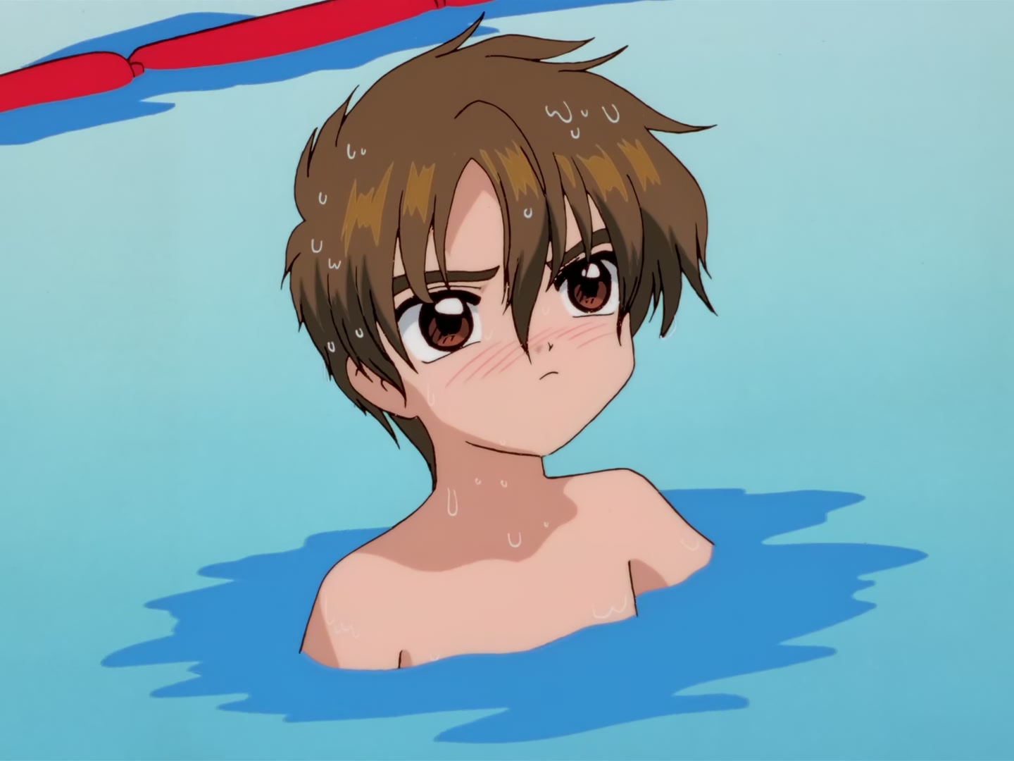 Cardcaptor Sakura Ep 63: Sakura, the Pool, and the Huge Wave @ 00:08:53