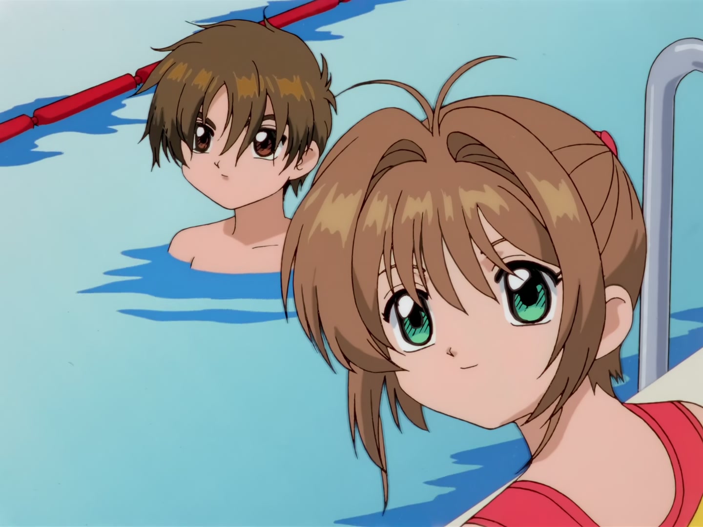 Cardcaptor Sakura Ep 63: Sakura, the Pool, and the Huge Wave @ 00:09:09