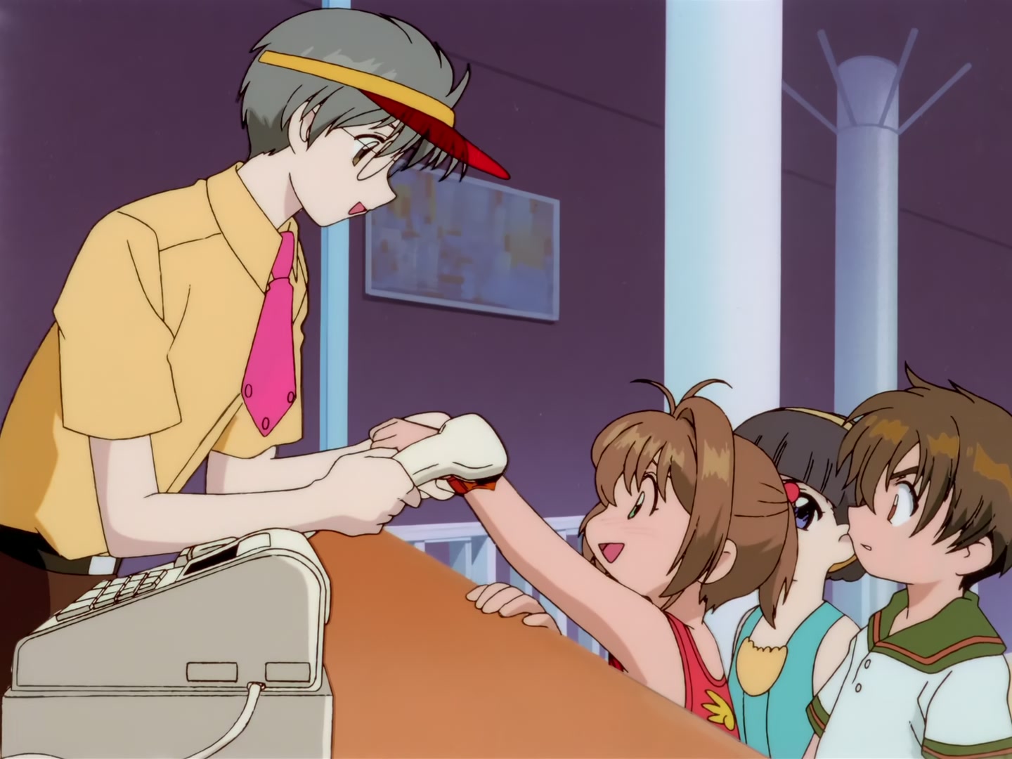 Cardcaptor Sakura Ep 63: Sakura, the Pool, and the Huge Wave @ 00:12:01