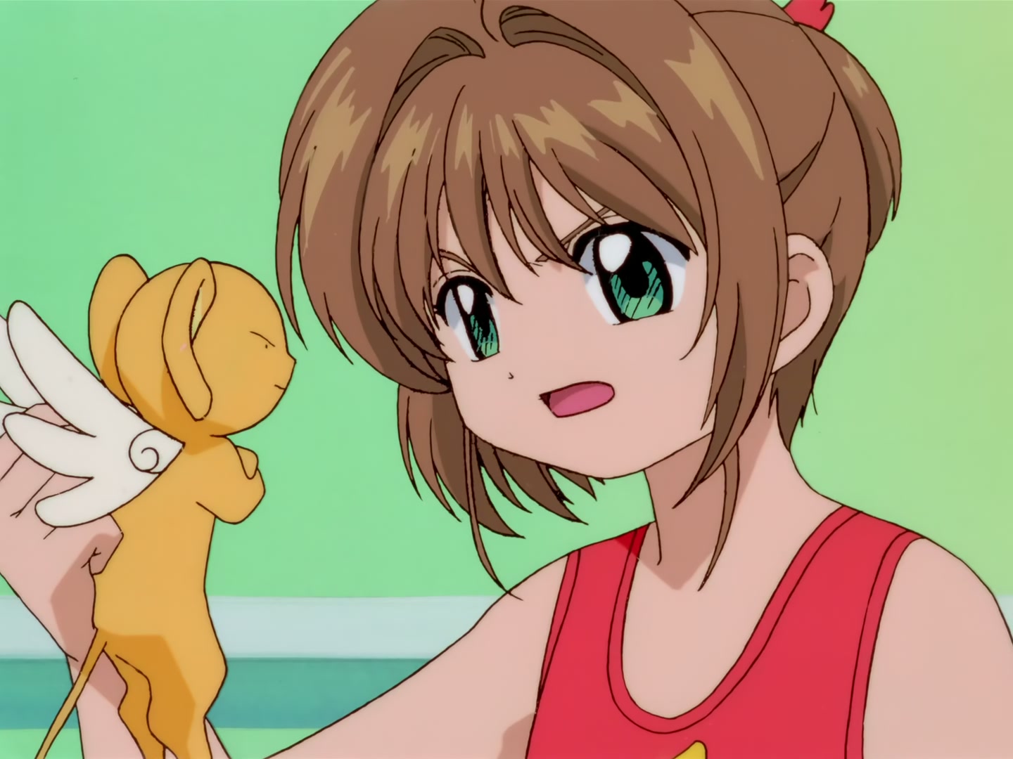 Cardcaptor Sakura Ep 63: Sakura, the Pool, and the Huge Wave @ 00:17:43