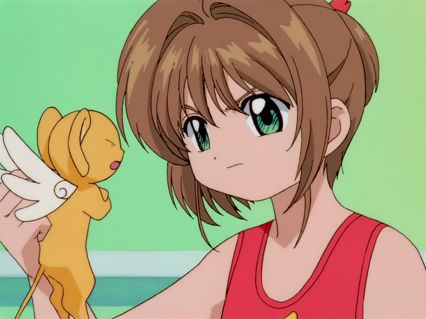 Cardcaptor Sakura Ep 63: Sakura, the Pool, and the Huge Wave @ 00:17:49