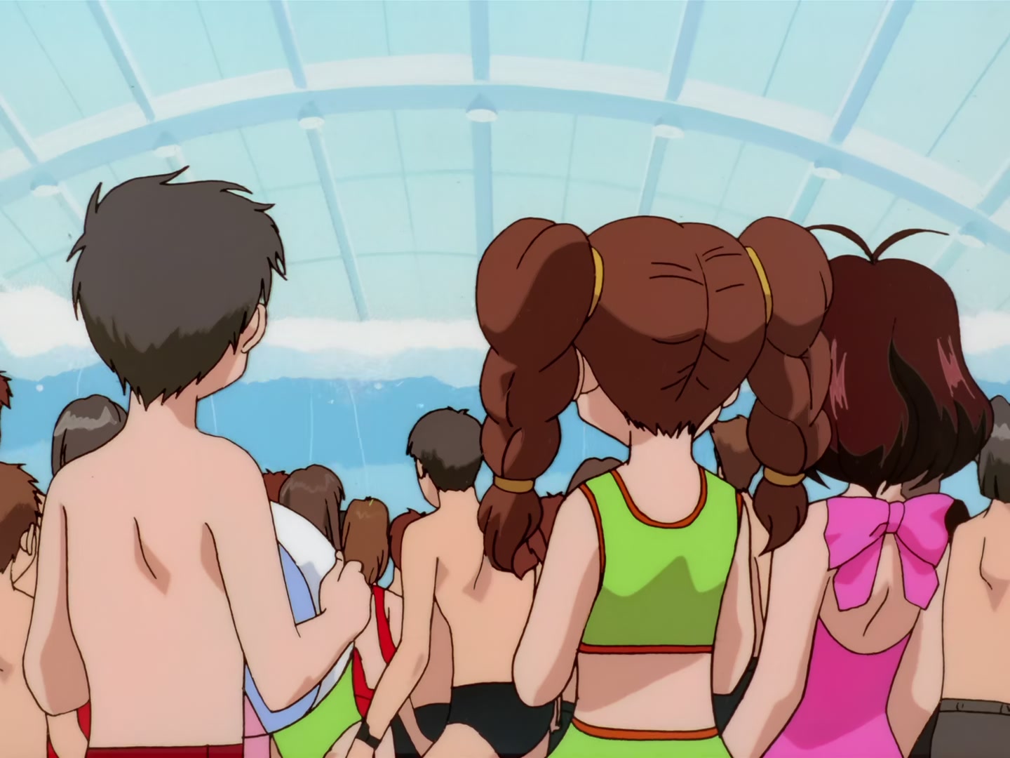 Cardcaptor Sakura Ep 63: Sakura, the Pool, and the Huge Wave @ 00:18:35