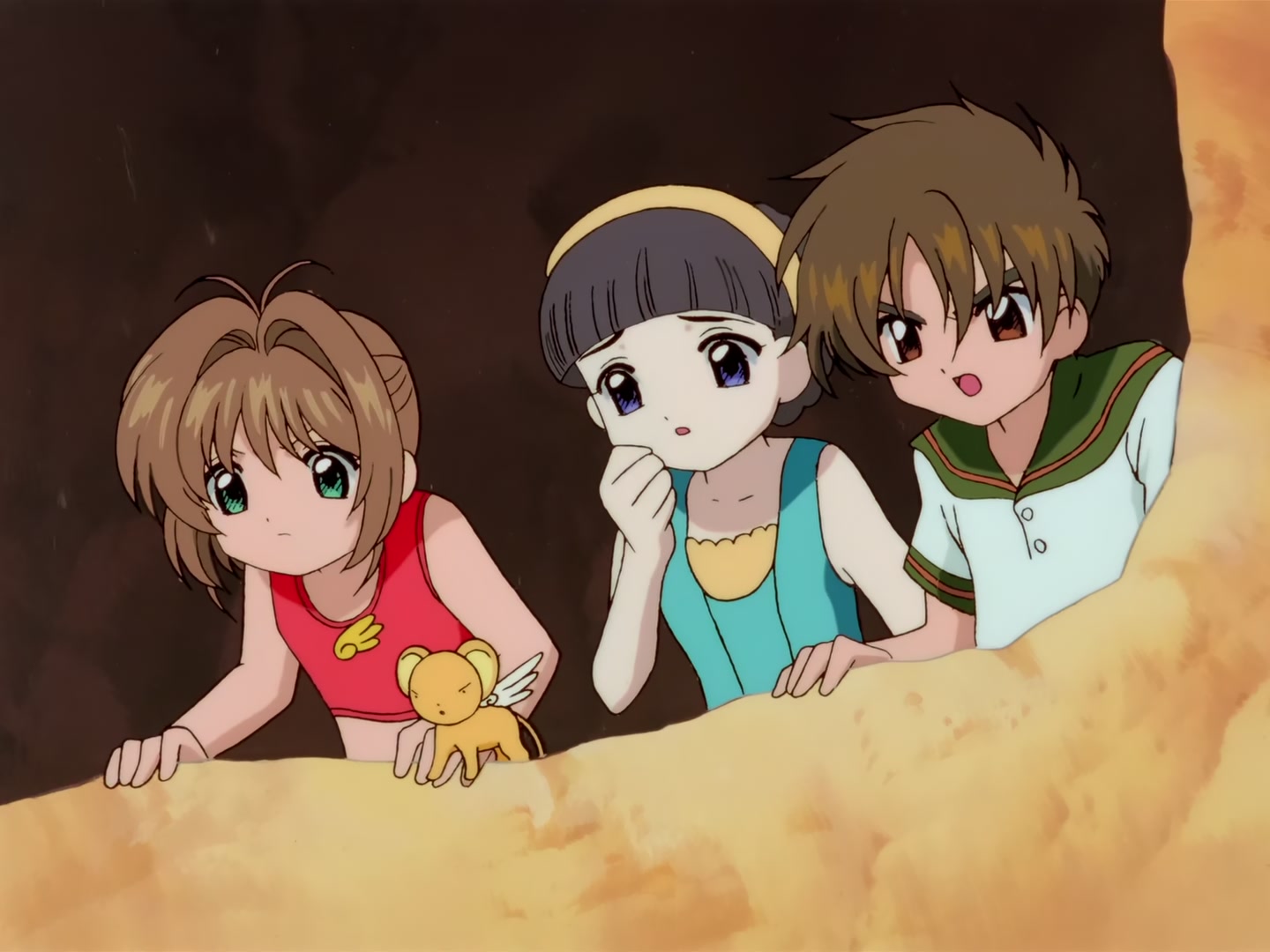 Cardcaptor Sakura Ep 63: Sakura, the Pool, and the Huge Wave @ 00:19:01