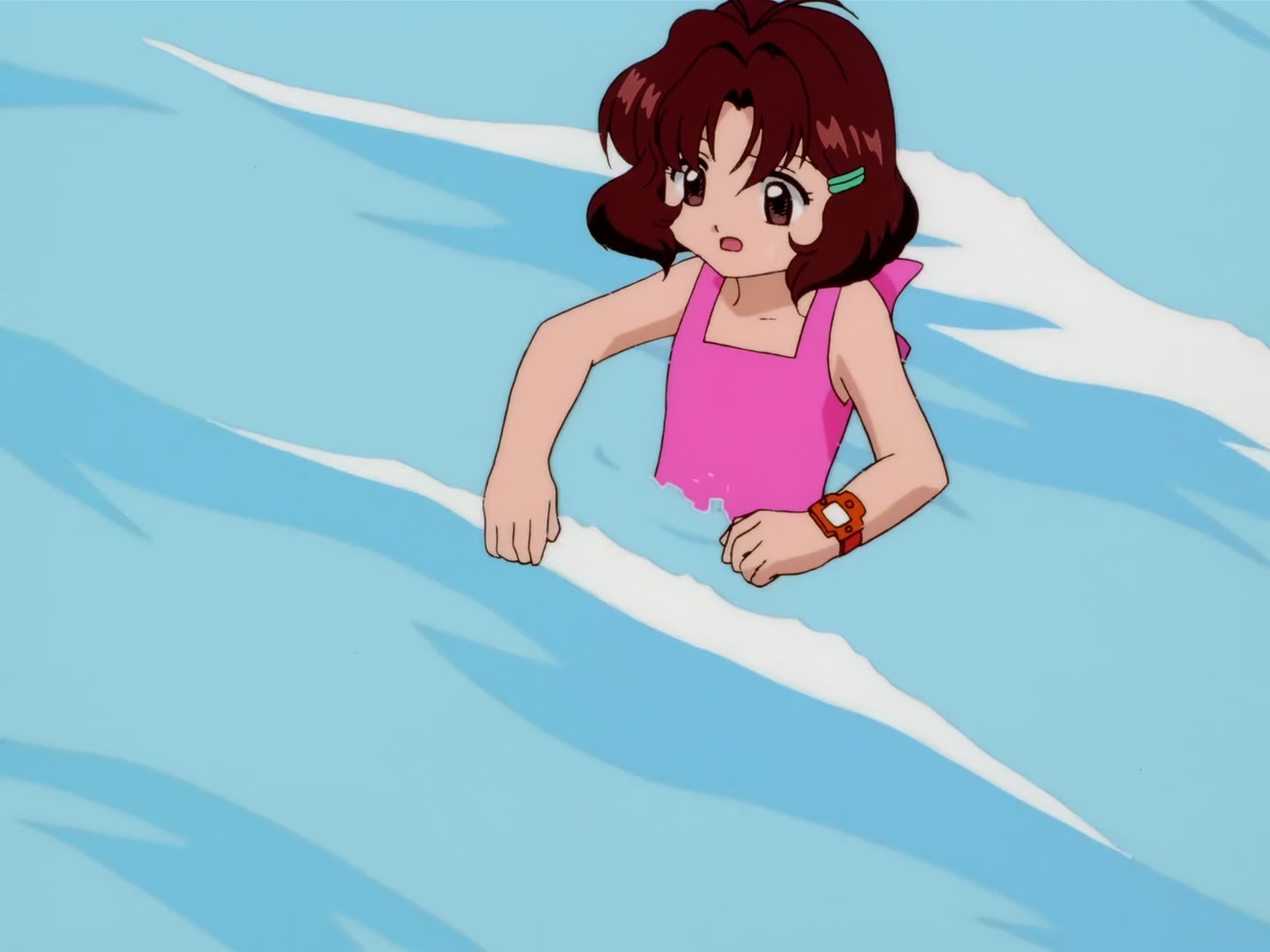 Cardcaptor Sakura Ep 63: Sakura, the Pool, and the Huge Wave @ 00:19:07