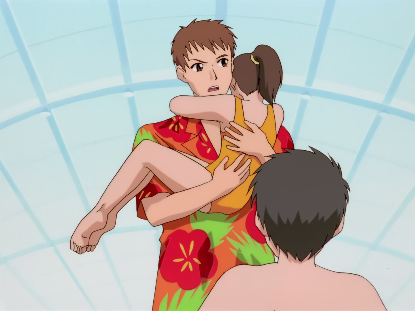 Cardcaptor Sakura Ep 63: Sakura, the Pool, and the Huge Wave @ 00:19:43