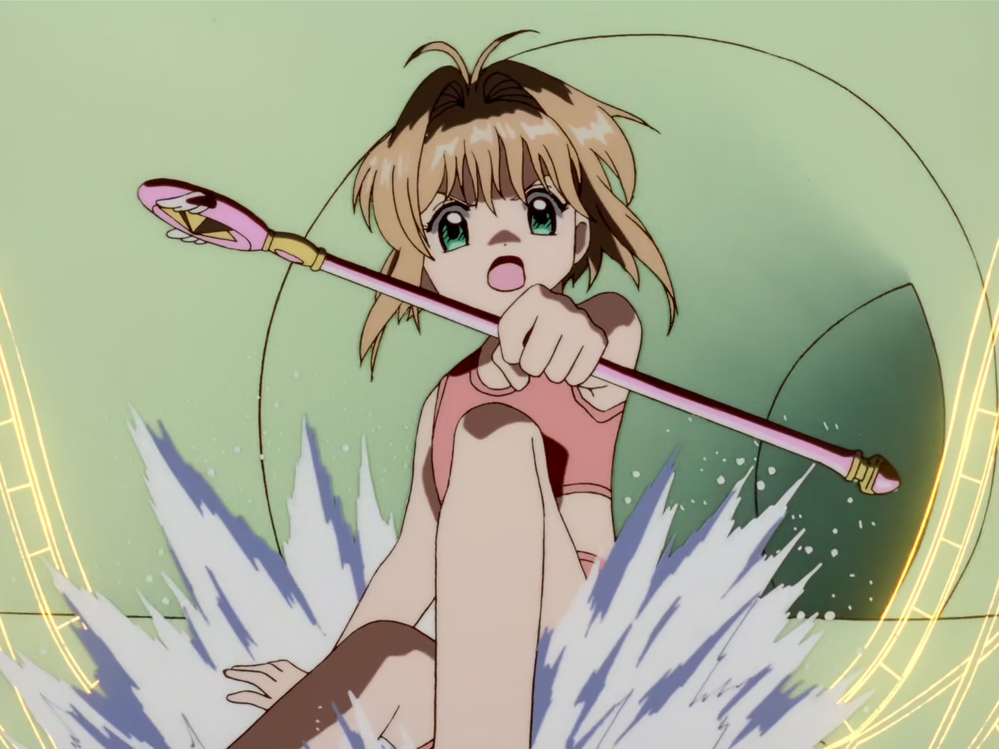 Cardcaptor Sakura Ep 63: Sakura, the Pool, and the Huge Wave @ 00:20:56