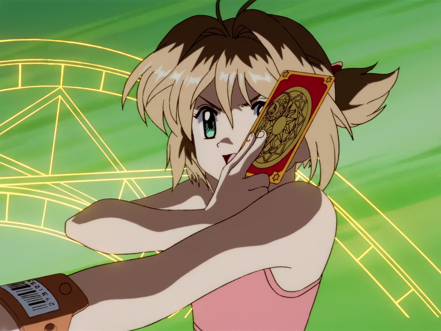 Cardcaptor Sakura Ep 63: Sakura, the Pool, and the Huge Wave @ 00:21:01