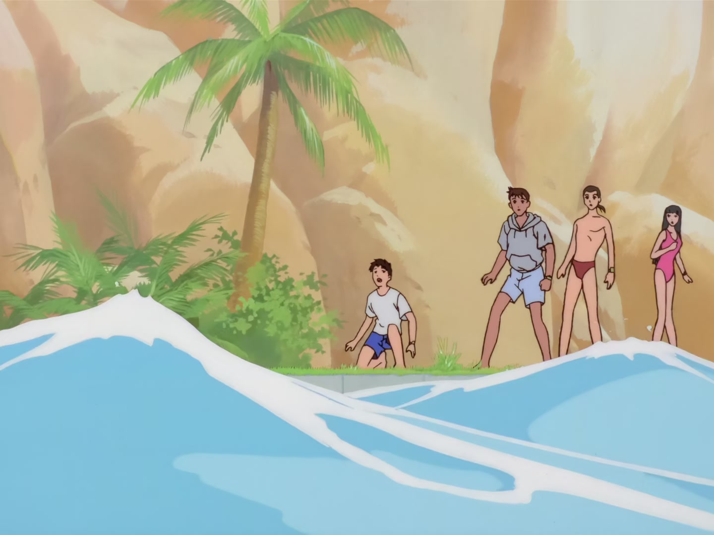 Cardcaptor Sakura Ep 63: Sakura, the Pool, and the Huge Wave @ 00:21:22