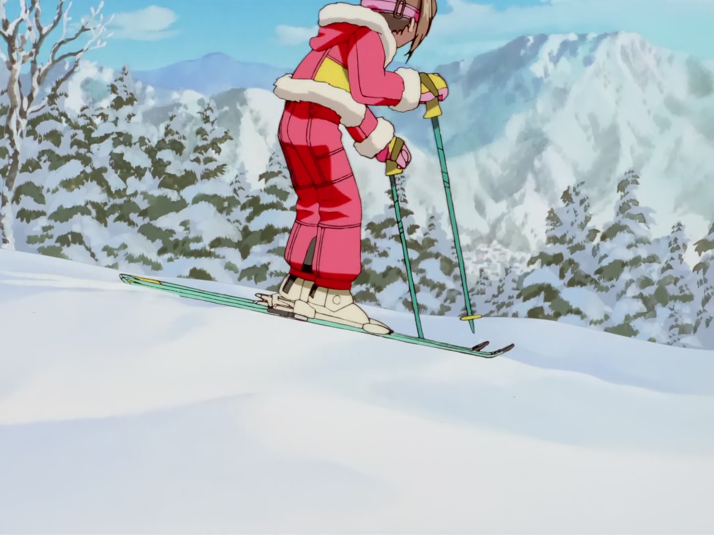 Cardcaptor Sakura Ep 64: Sakura and the Snowy Ski Class @ 00:02:19