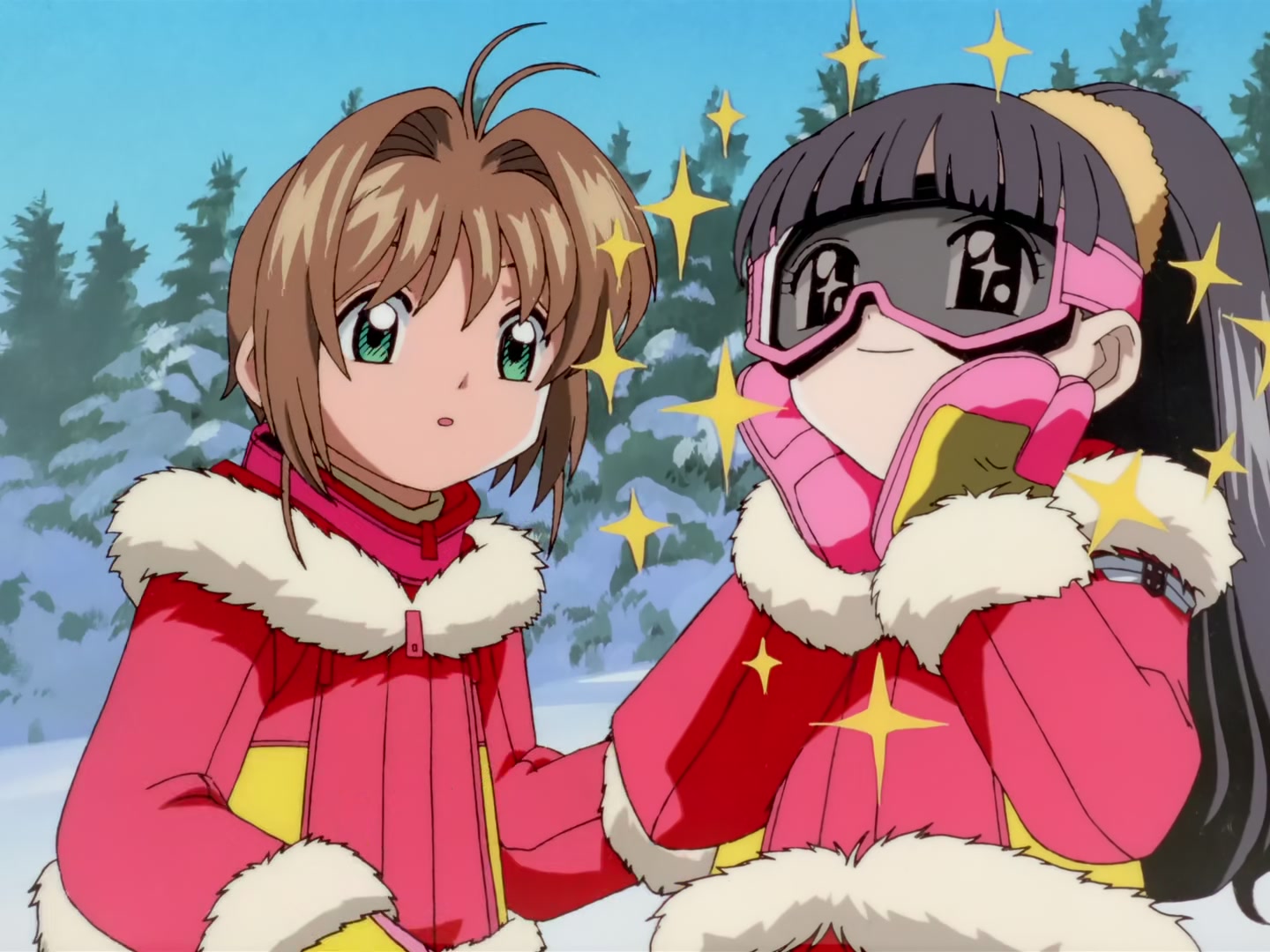 Cardcaptor Sakura Ep 64: Sakura and the Snowy Ski Class @ 00:03:26
