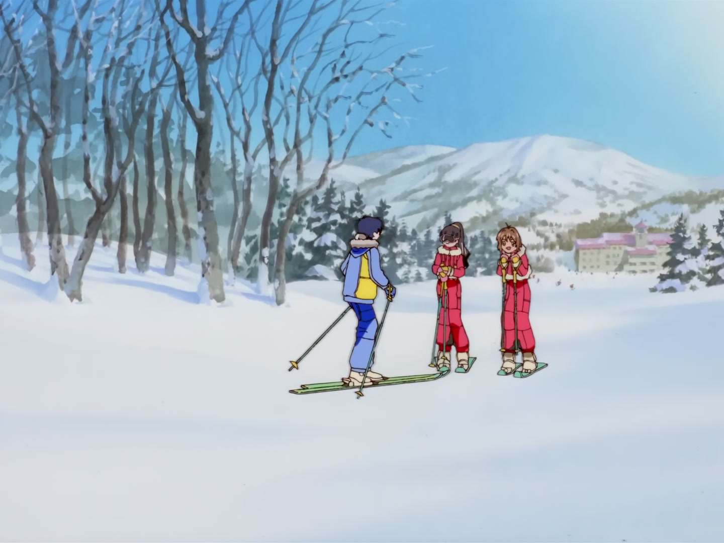 Cardcaptor Sakura Ep 64: Sakura and the Snowy Ski Class @ 00:03:47