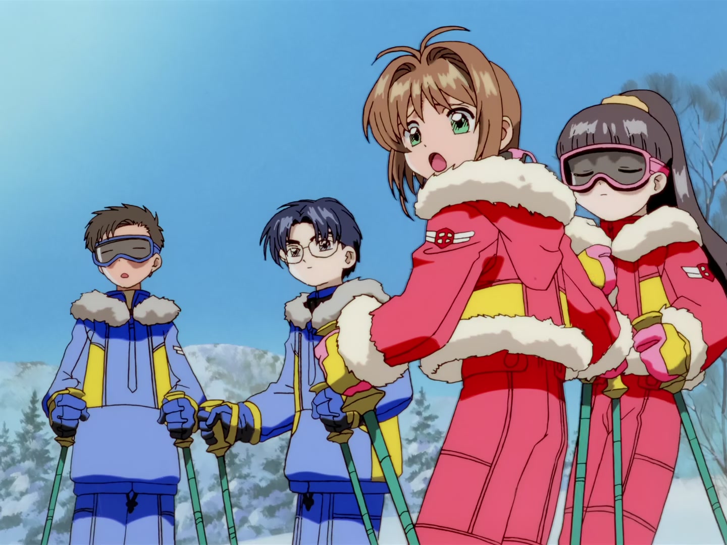 Cardcaptor Sakura Ep 64: Sakura and the Snowy Ski Class @ 00:05:36