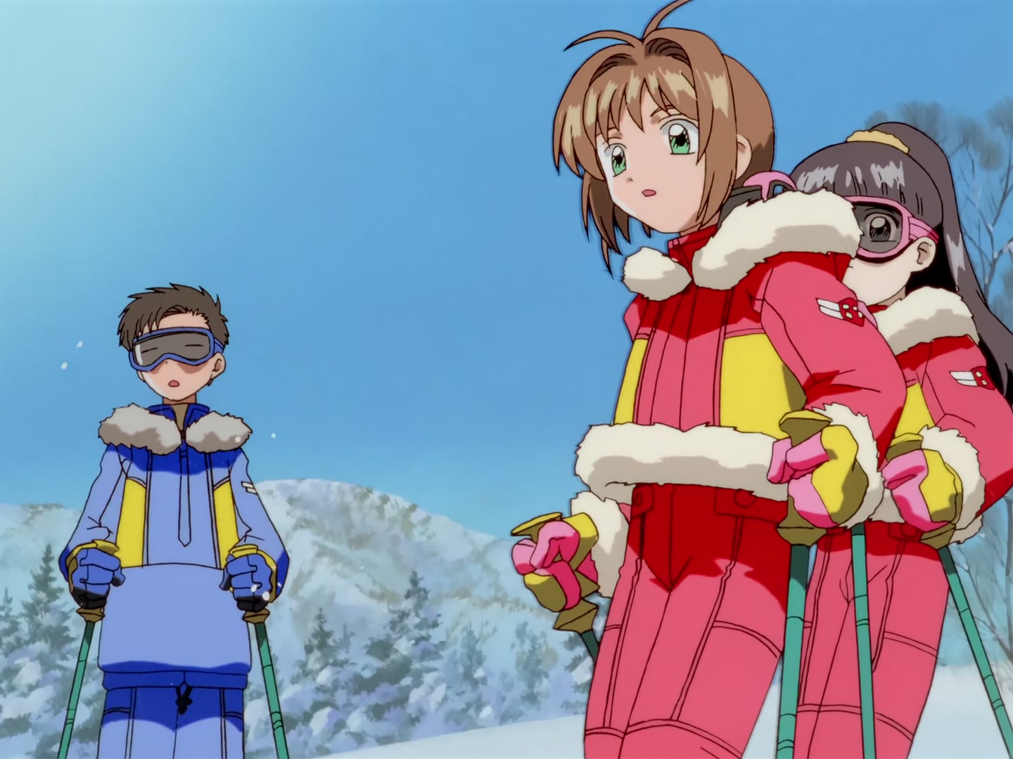 Cardcaptor Sakura Ep 64: Sakura and the Snowy Ski Class @ 00:05:41
