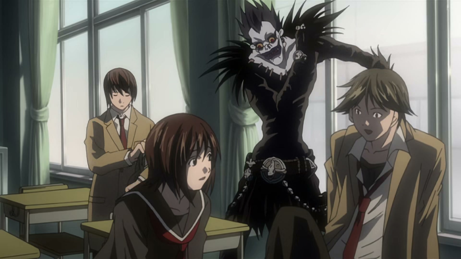 Death Note Ep 2: Confrontation @ 00:02:57