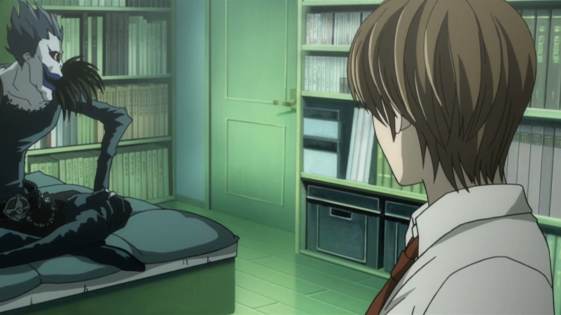 Death Note Ep 2: Confrontation @ 00:04:24