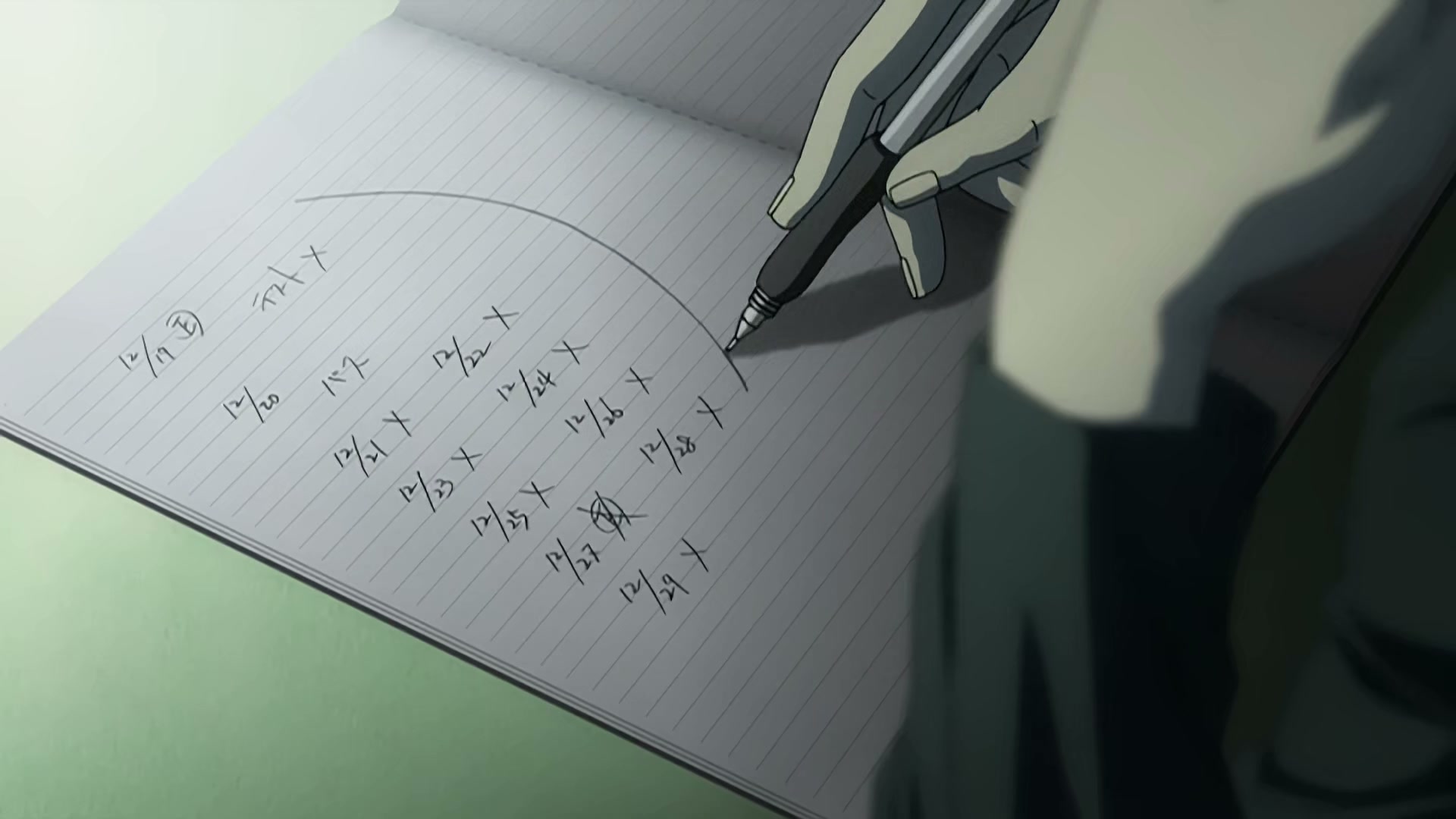 Death Note Ep 6: Unraveling @ 00:08:00
