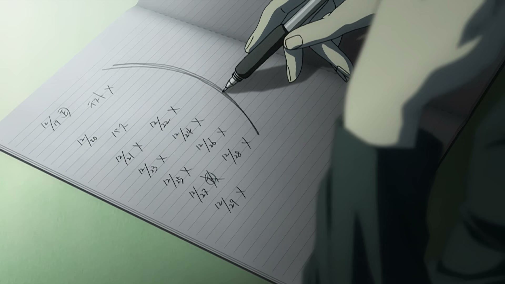 Death Note Ep 6: Unraveling @ 00:08:03