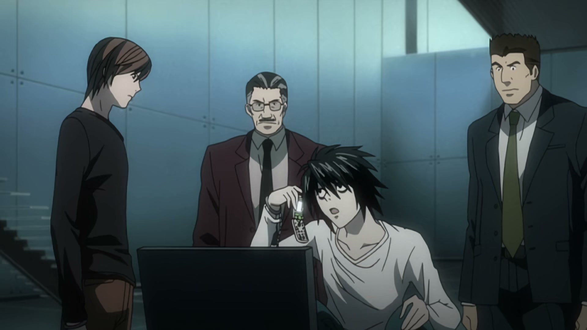 Death Note Ep 19: Matsuda @ 00:10:53